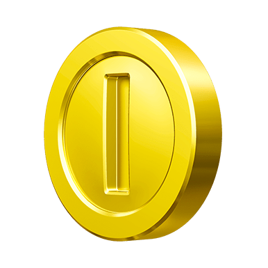 Coin item, Gives you two extra coins. The more coins you have, the faster your vehicle will go. 